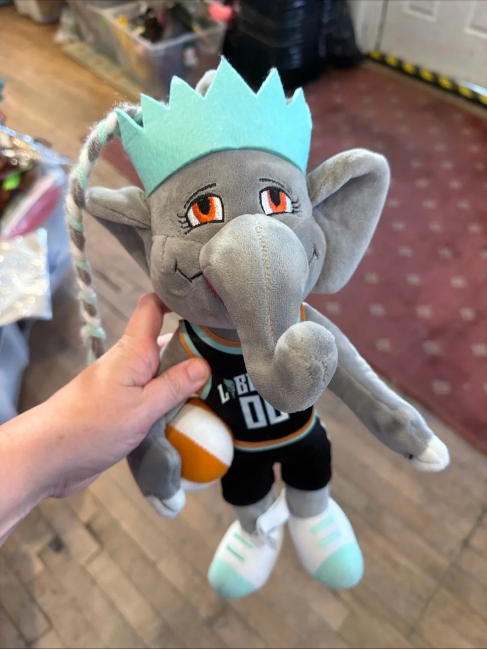 New York Liberty Ellie the Elephant Plush Mascot WNBA